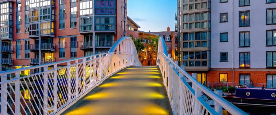 A UK property purchase of the kind funded by a bridging loan.