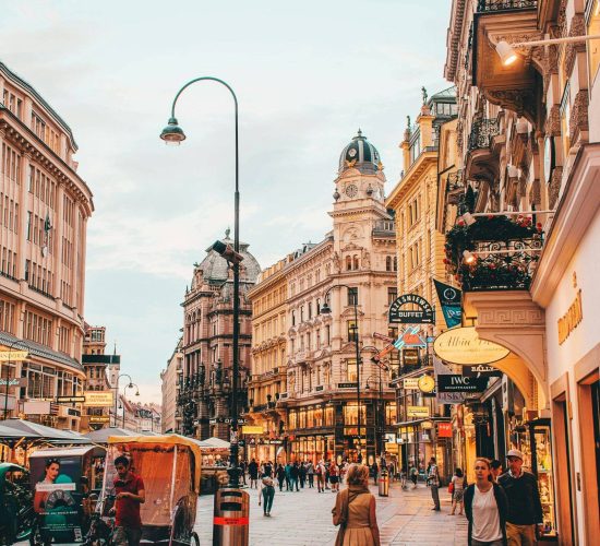 Vienna, Austria, base for the country's British professional community.