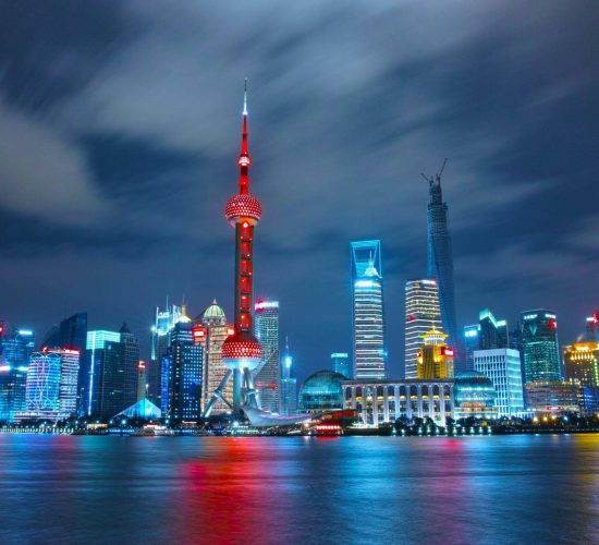 Shanghai, China, where many British professionals work on secondment or local contracts.