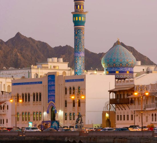 Muscat, Oman, home to a long-established British expat community.