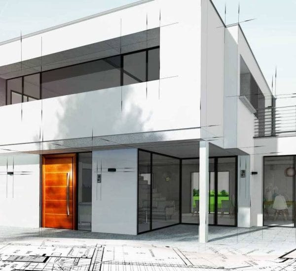 A modern, architect-designed self-build home.